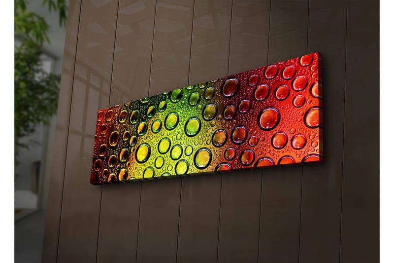 Canvasbilde Dekorativ LED-belysning - Flerfarget - Interiør - Maleri & posters - Lerretsbilder