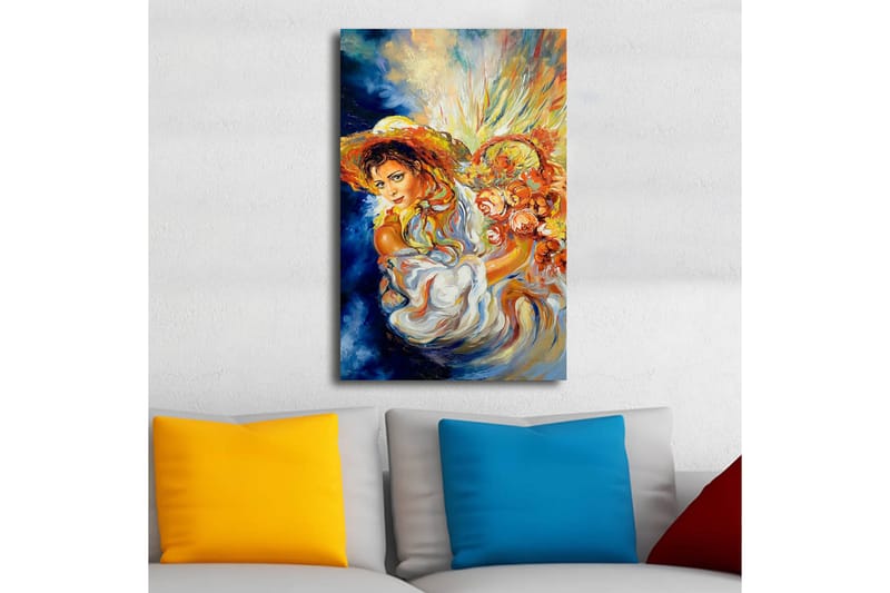 Canvasbilde Dekorativ LED-belysning - Flerfarget - Interiør - Maleri & posters - Lerretsbilder