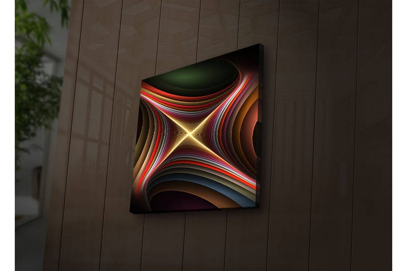 Canvasbilde Dekorativ LED-belysning - Flerfarget - Interiør - Maleri & posters - Lerretsbilder