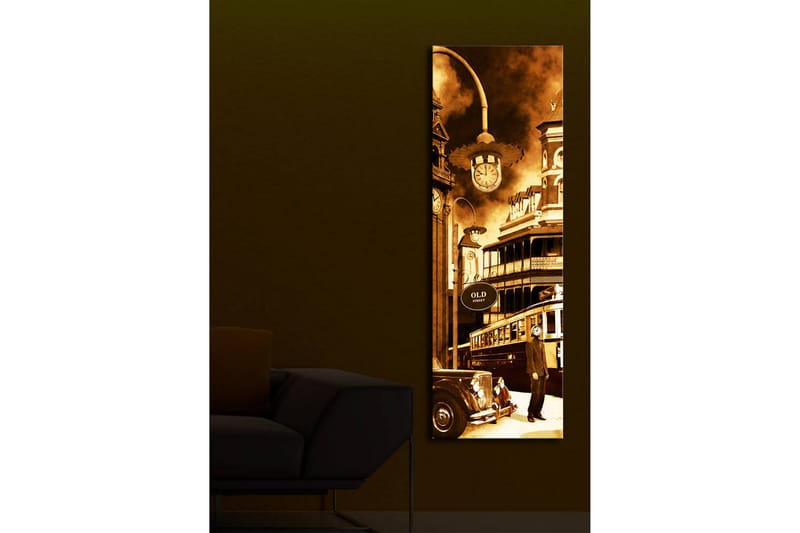 Canvasbilde Dekorativ LED-belysning - Flerfarget - Interiør - Maleri & posters - Lerretsbilder
