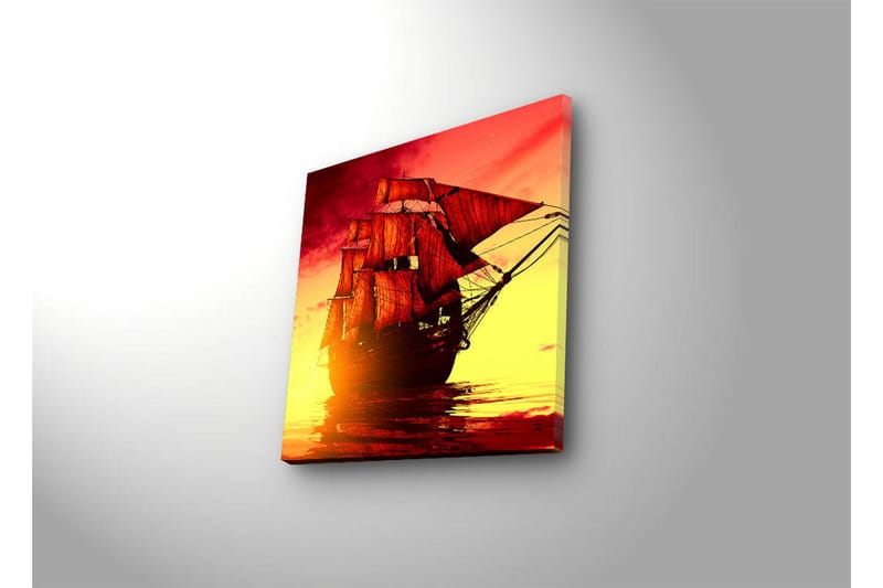 Canvasbilde Dekorativ LED-belysning - Flerfarget - Interiør - Maleri & posters - Lerretsbilder