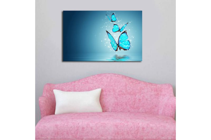 Canvasbilde Dekorativ LED-belysning - Flerfarget - Interiør - Maleri & posters - Lerretsbilder