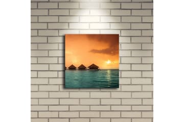 Canvasbilde Dekorativ LED-belysning - Flerfarget - Interiør - Maleri & posters - Lerretsbilder