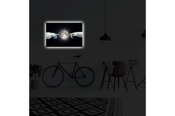 Canvasbilde Dekorativ LED-belysning - Flerfarget - Interiør - Maleri & posters - Lerretsbilder