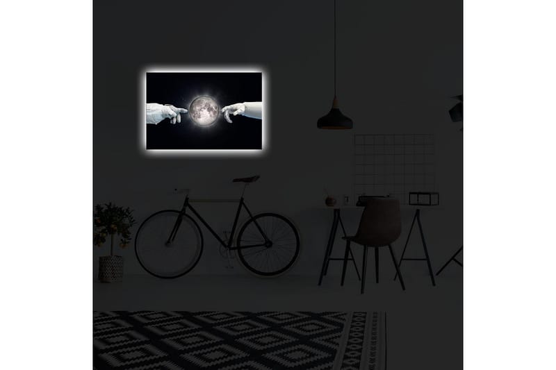 Canvasbilde Dekorativ LED-belysning - Flerfarget - Interiør - Maleri & posters - Lerretsbilder
