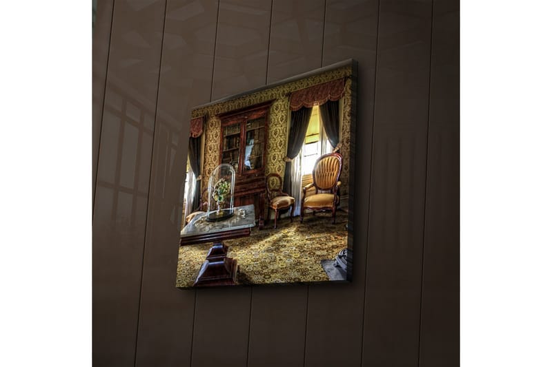 Canvasbilde Dekorativ LED-belysning - Flerfarget - Interiør - Maleri & posters - Lerretsbilder