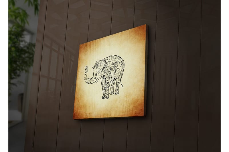 Canvasbilde Dekorativ LED-belysning - Flerfarget - Interiør - Maleri & posters - Lerretsbilder