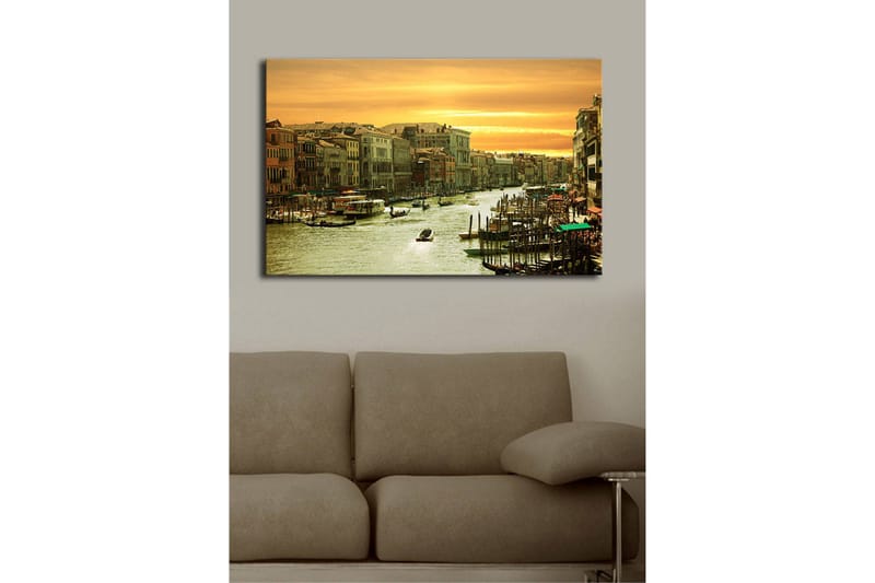 Canvasbilde Dekorativ LED-belysning - Flerfarget - Interiør - Maleri & posters - Lerretsbilder