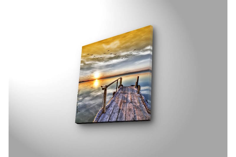 Canvasbilde Dekorativ LED-belysning - Flerfarget - Interiør - Maleri & posters - Lerretsbilder