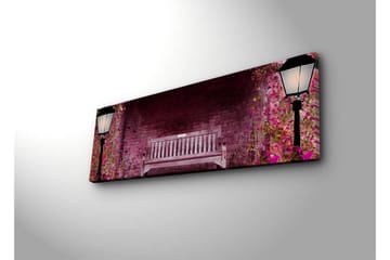 Canvasbilde Dekorativ LED-belysning - Flerfarget - Interiør - Maleri & posters - Lerretsbilder