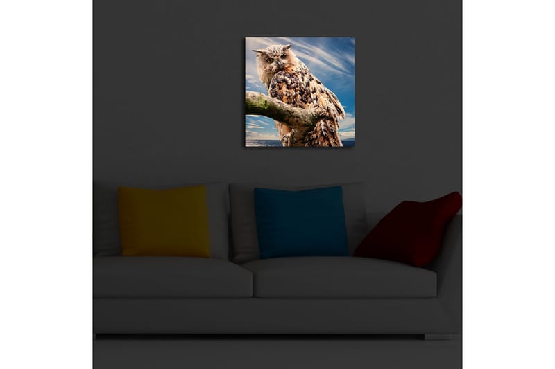 Canvasbilde Dekorativ LED-belysning - Flerfarget - Interiør - Maleri & posters - Lerretsbilder