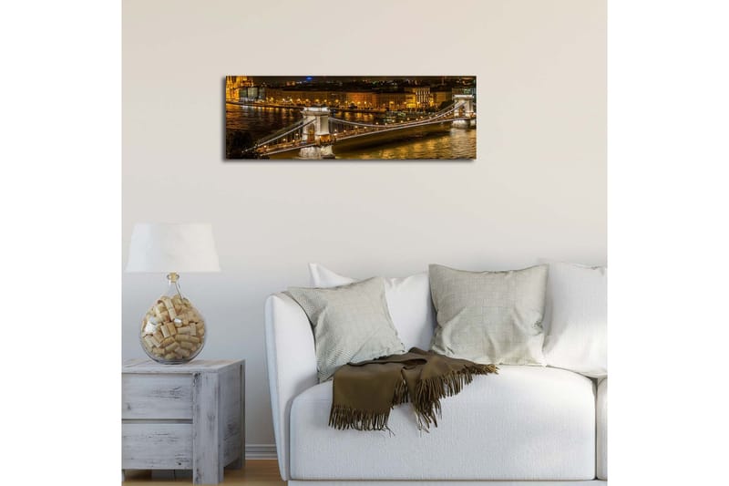 Canvasbilde Dekorativ LED-belysning - Flerfarget - Interiør - Maleri & posters - Lerretsbilder