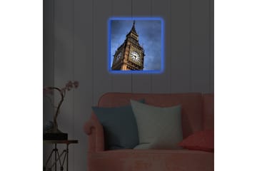 Canvasbilde Dekorativ LED-belysning - Flerfarget - Interiør - Maleri & posters - Lerretsbilder