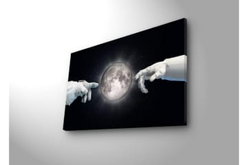Canvasbilde Dekorativ LED-belysning - Flerfarget - Interiør - Maleri & posters - Lerretsbilder