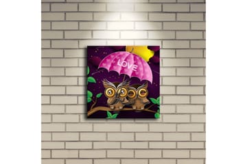Canvasbilde Dekorativ LED-belysning - Flerfarget - Interiør - Maleri & posters - Lerretsbilder
