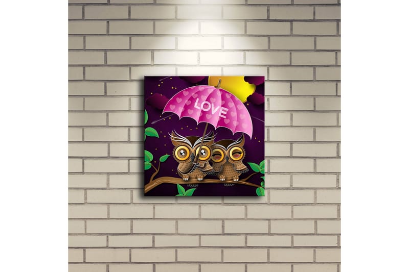 Canvasbilde Dekorativ LED-belysning - Flerfarget - Interiør - Maleri & posters - Lerretsbilder
