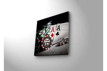 Canvasbilde Dekorativ LED-belysning - Flerfarget - Interiør - Maleri & posters - Lerretsbilder