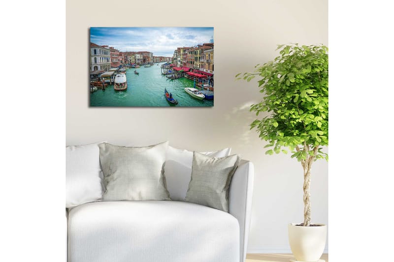 Canvasbilde Dekorativ LED-belysning - Flerfarget - Interiør - Maleri & posters - Lerretsbilder