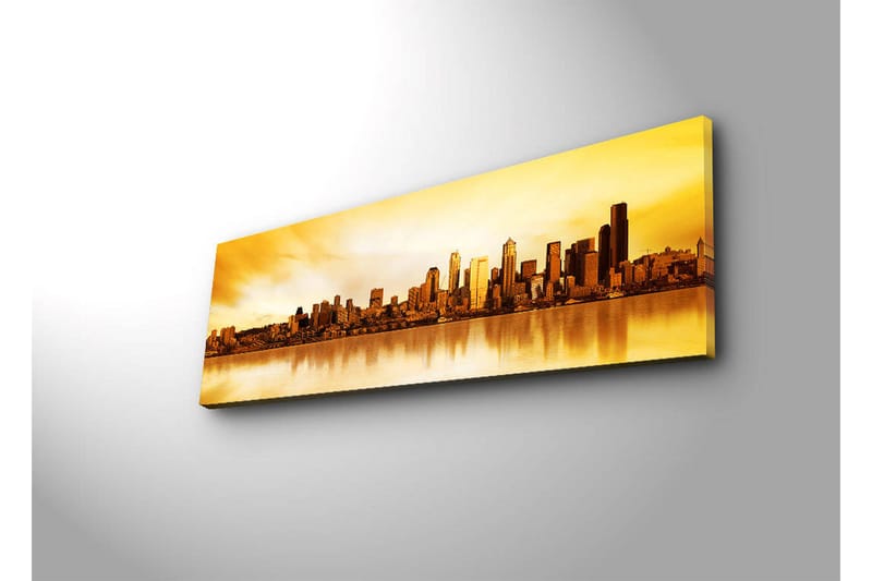 Canvasbilde Dekorativ LED-belysning - Flerfarget - Interiør - Maleri & posters - Lerretsbilder