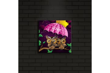 Canvasbilde Dekorativ LED-belysning - Flerfarget - Interiør - Maleri & posters - Lerretsbilder