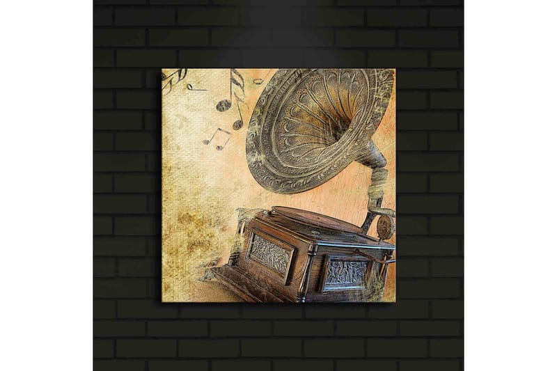 Canvasbilde Dekorativ LED-belysning - Flerfarget - Interiør - Maleri & posters - Lerretsbilder