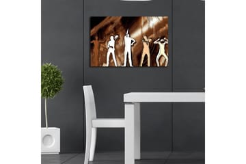 Canvasbilde Dekorativ LED-belysning - Flerfarget - Interiør - Maleri & posters - Lerretsbilder