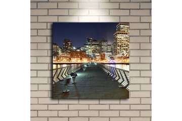 Canvasbilde Dekorativ LED-belysning - Flerfarget - Interiør - Maleri & posters - Lerretsbilder