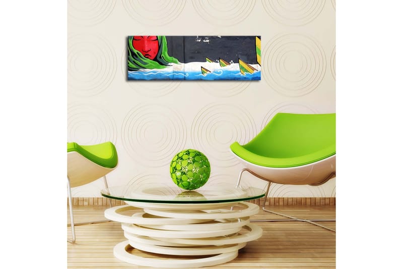 Canvasbilde Dekorativ LED-belysning - Flerfarget - Interiør - Maleri & posters - Lerretsbilder