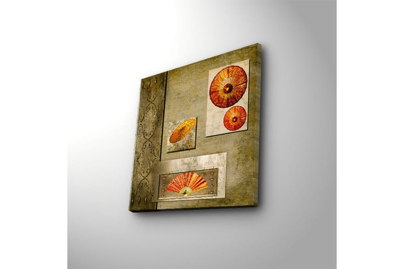 Canvasbilde Dekorativ LED-belysning - Flerfarget - Interiør - Maleri & posters - Lerretsbilder