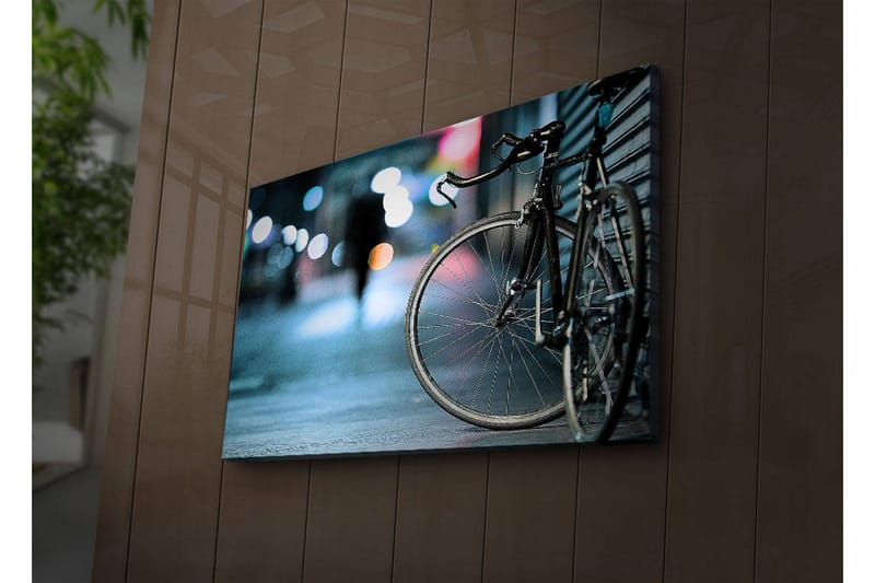 Canvasbilde Dekorativ LED-belysning - Flerfarget - Interiør - Maleri & posters - Lerretsbilder