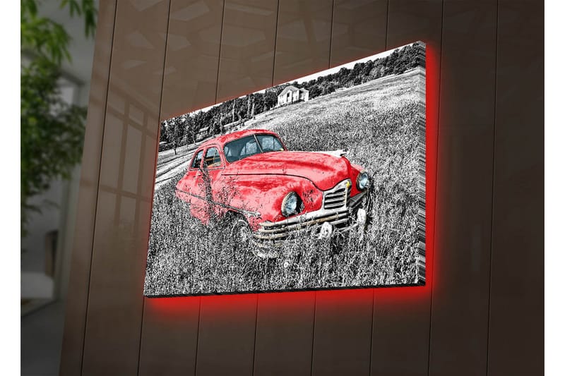 Canvasbilde Dekorativ LED-belysning - Flerfarget - Interiør - Maleri & posters - Lerretsbilder