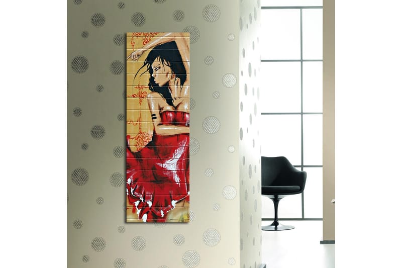 Canvasbilde Dekorativ LED-belysning - Flerfarget - Interiør - Maleri & posters - Lerretsbilder