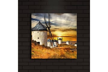 Canvasbilde Dekorativ LED-belysning - Flerfarget - Interiør - Maleri & posters - Lerretsbilder