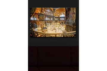 Canvasbilde Dekorativ LED-belysning - Flerfarget - Interiør - Maleri & posters - Lerretsbilder