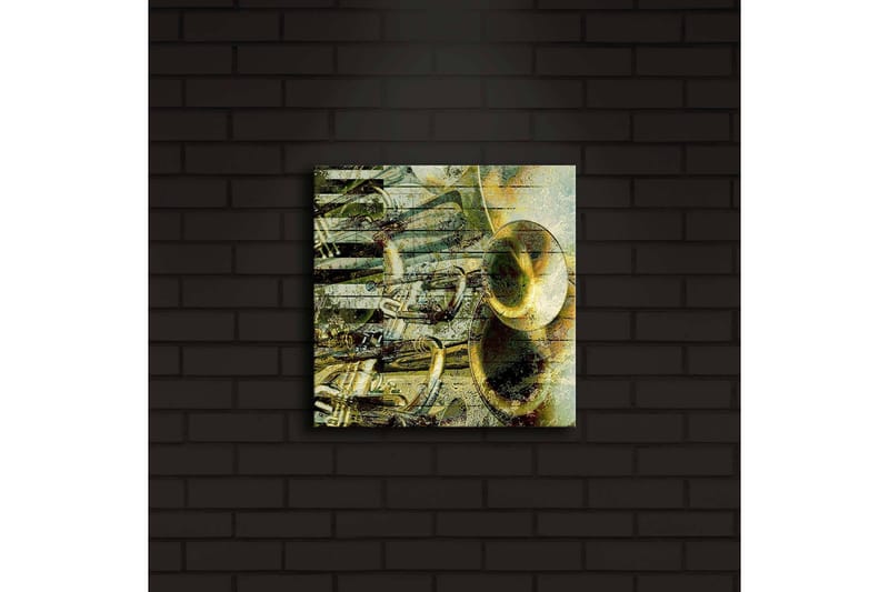 Canvasbilde Dekorativ LED-belysning - Flerfarget - Interiør - Maleri & posters - Lerretsbilder