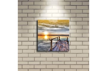Canvasbilde Dekorativ LED-belysning - Flerfarget - Interiør - Maleri & posters - Lerretsbilder
