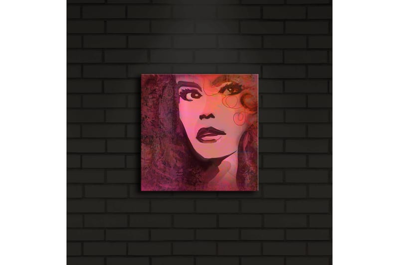 Canvasbilde Dekorativ LED-belysning - Flerfarget - Interiør - Maleri & posters - Lerretsbilder
