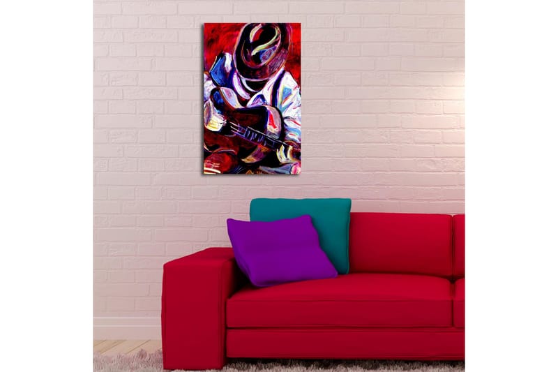 Canvasbilde Dekorativ LED-belysning - Flerfarget - Interiør - Maleri & posters - Lerretsbilder