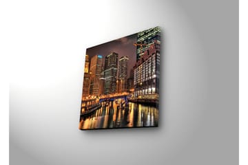 Canvasbilde Dekorativ LED-belysning - Flerfarget - Interiør - Maleri & posters - Lerretsbilder