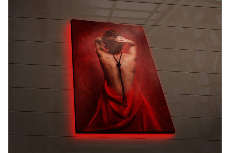 Canvasbilde Dekorativ LED-belysning - Flerfarget - Interiør - Maleri & posters - Lerretsbilder