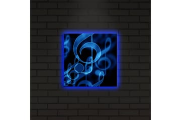 Canvasbilde Dekorativ LED-belysning - Flerfarget - Interiør - Maleri & posters - Lerretsbilder