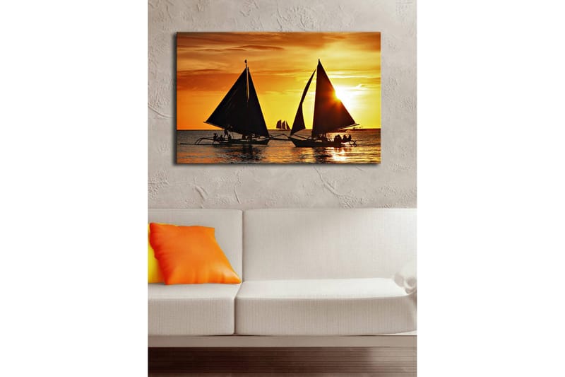 Canvasbilde Dekorativ LED-belysning - Flerfarget - Interiør - Maleri & posters - Lerretsbilder