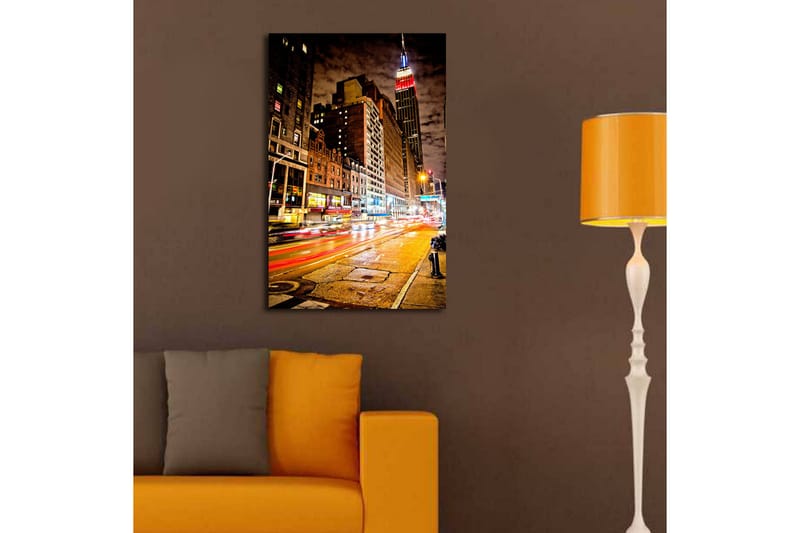 Canvasbilde Dekorativ LED-belysning - Flerfarget - Interiør - Maleri & posters - Lerretsbilder