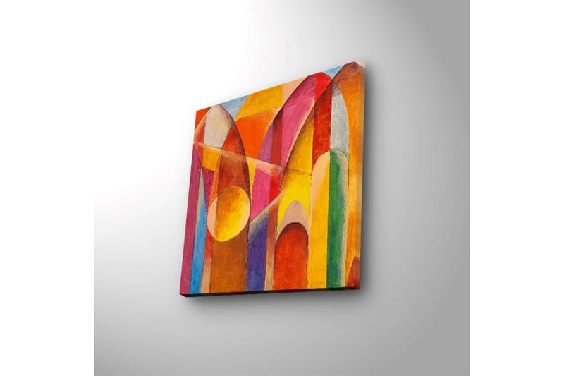 Canvasbilde Dekorativ LED-belysning - Flerfarget - Interiør - Maleri & posters - Lerretsbilder