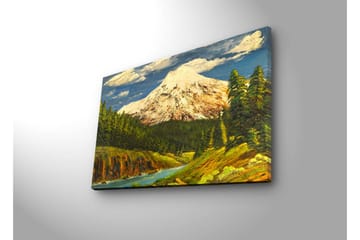 Canvasbilde Dekorativ LED-belysning - Flerfarget - Interiør - Maleri & posters - Lerretsbilder
