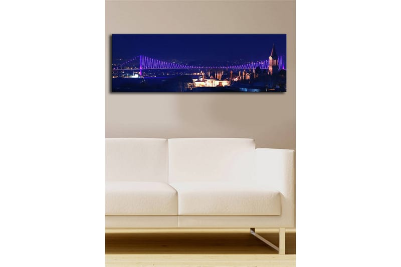 Canvasbilde Dekorativ LED-belysning - Flerfarget - Interiør - Maleri & posters - Lerretsbilder