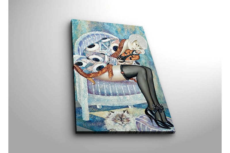 Canvasbilde Dekorativ LED-belysning - Flerfarget - Interiør - Maleri & posters - Lerretsbilder