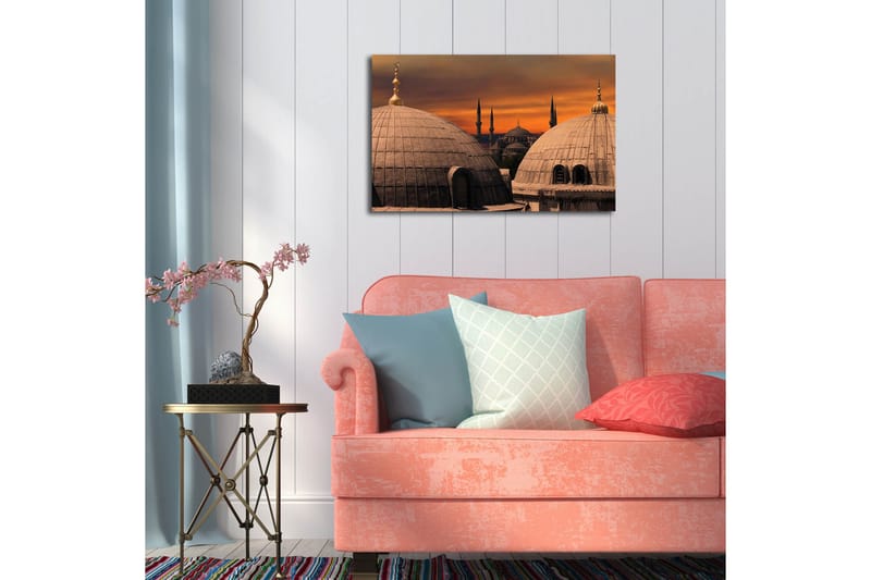 Canvasbilde Dekorativ LED-belysning - Flerfarget - Interiør - Maleri & posters - Lerretsbilder