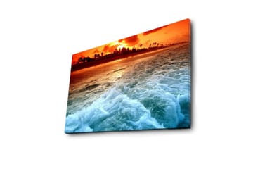 Canvasbilde Dekorativ LED-belysning - Flerfarget - Interiør - Maleri & posters - Lerretsbilder