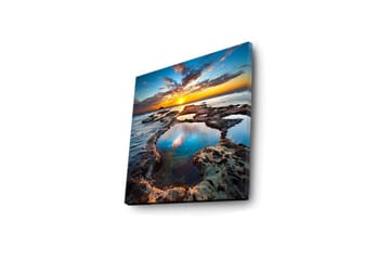Canvasbilde Dekorativ LED-belysning - Flerfarget - Interiør - Maleri & posters - Lerretsbilder